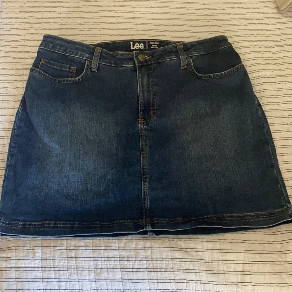 Lee Skort denim worn once